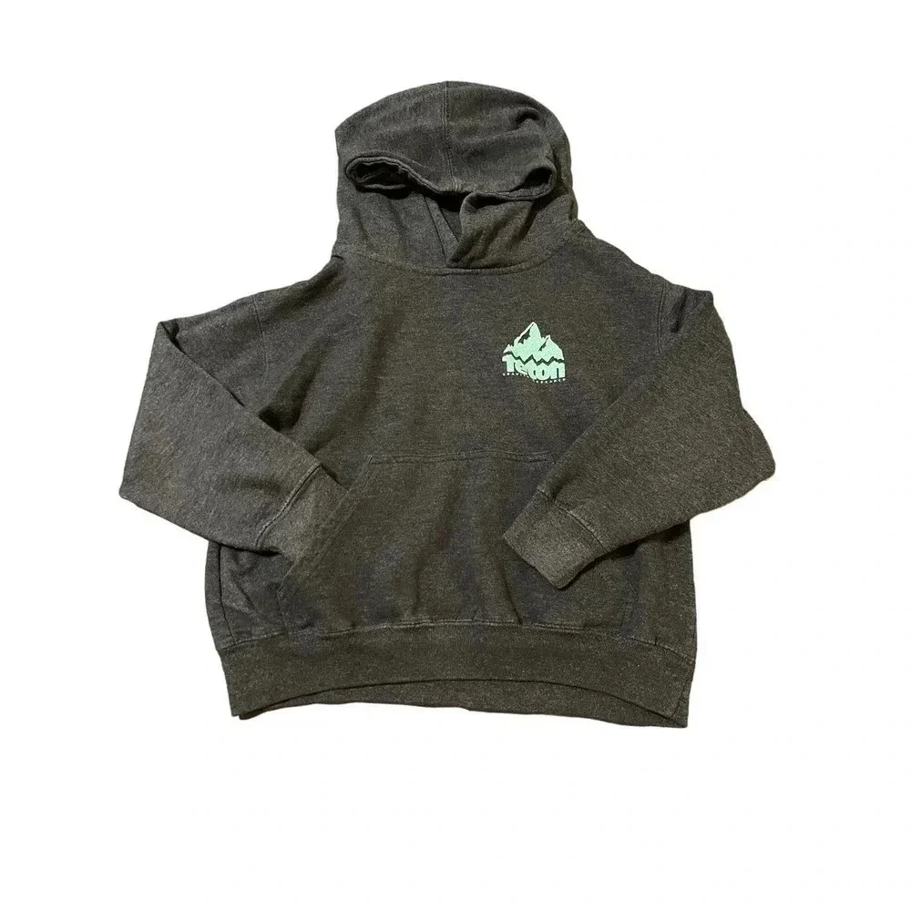 Teton Technogravity Research Youth Unisex Sweatshirt Hoodie SZ Small Dark Grey - Picture 2 of 5